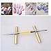 Nail Art Brushes,LilyAngel 3 pcs Dual Sided Nail Pen Acrylic Gel Crystal Rhinestone Polish Flat Painting Drawing Builder Brush Pen Nail Art Manicure Tools DIY Salon