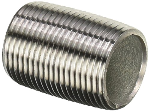 LDR Industries 301 34XCL Galvanized Pipe Nipple, 3/4", Black