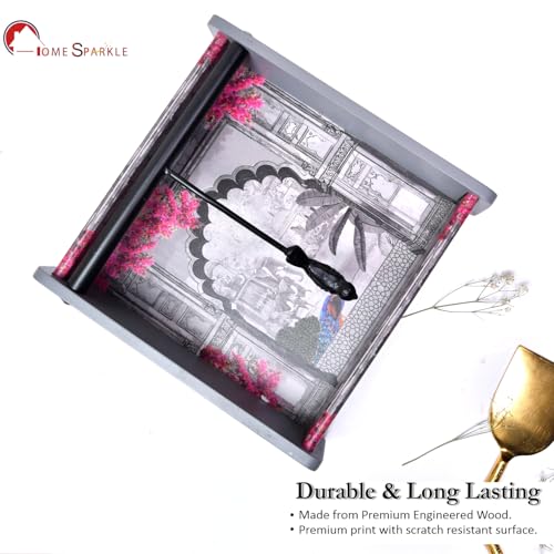 Image of Home Sparkle Napkin Storage 1 Pack | Grey |Table Napkin Holder Tray for Kitchen, Dining, Restaurant & Home Decor | Indoor & Outdoor Use | Stylish & Durable (C6V31)