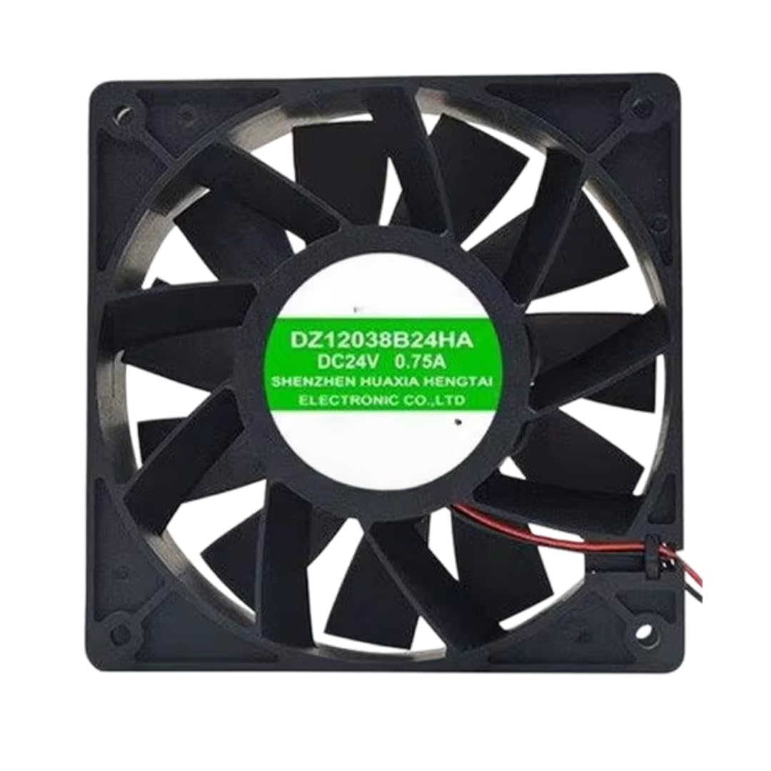 DZ12038B24HA DC24V 0.75A 120MM 2-Wire Fan - High 120x120x38MM for Efficient