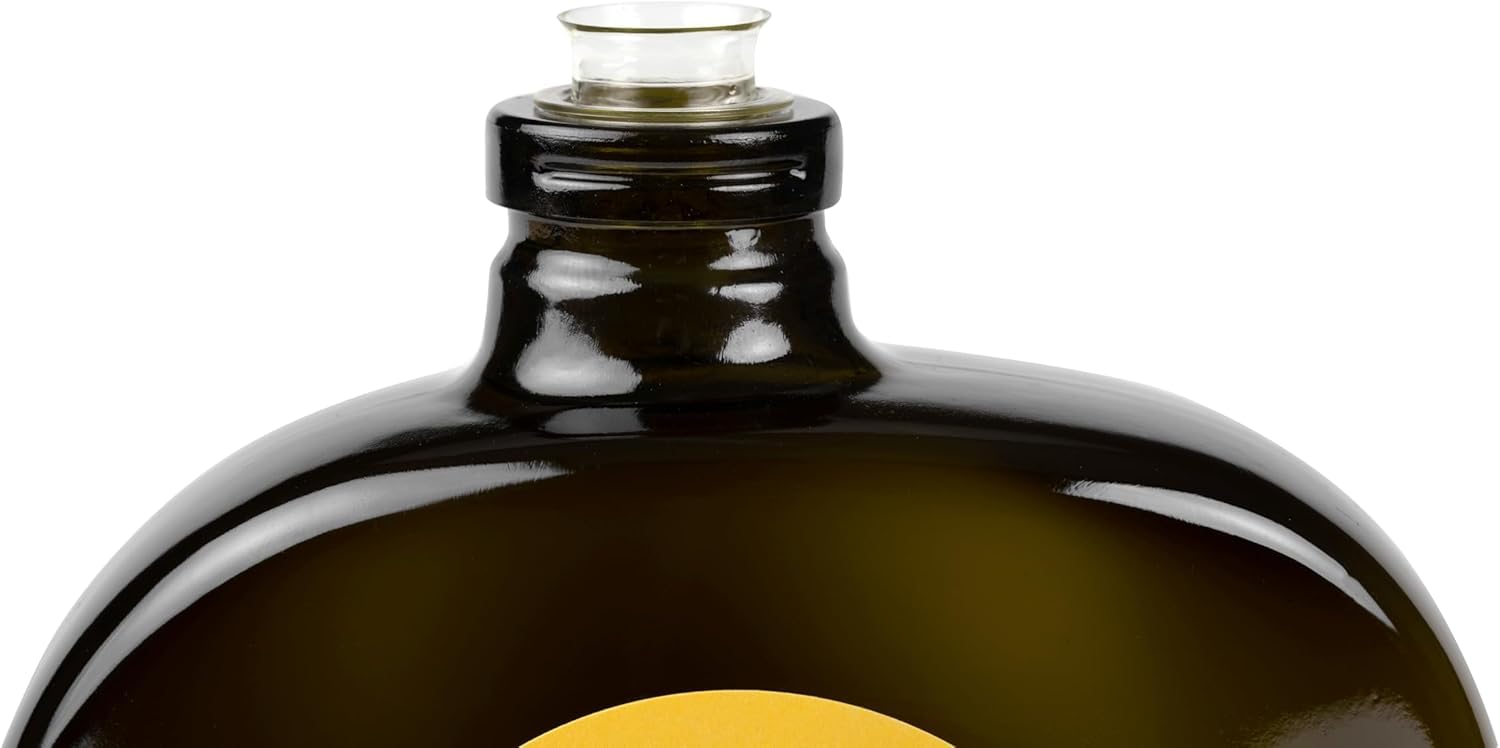 Aceite de Oliva Virgen Extra Alto en Polifenoles (755 mg/kg) 0,5 L, Prensado en Frío, Cosecha Temprana, Variedad Coriana, Sabor Dulce al inicio y Picante agradable al final, Estuche Regalo Jacoliva