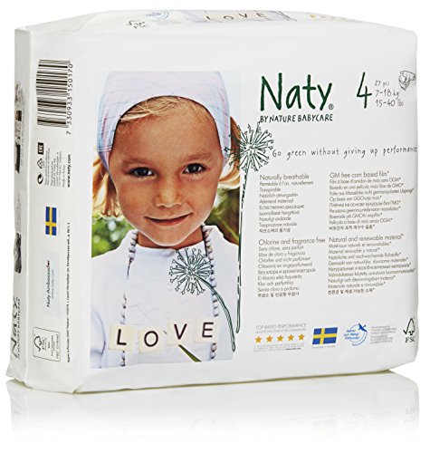 Nature Babycare - Pañal, talla 4 maxi 7-18 Kg, grande