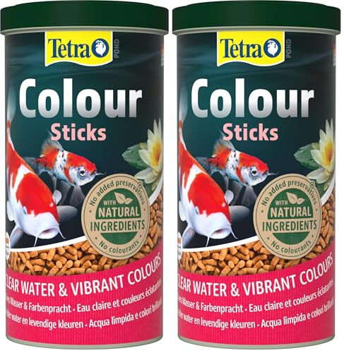 Tetra Pond Colour Sticks - Fischfutter für Teichfische, für natürliche Farbenpracht und klares Wasser...