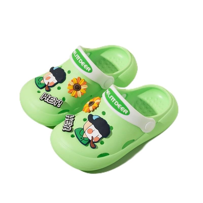 Generic Toddler Kids Mules Boys Girls Cute Garden Water Clogs Sandals Slip On Shoes Slipper Slides Lightweight Outdoor Summer Children Beach Pool Shoes for Baby Little Kids26 Multi