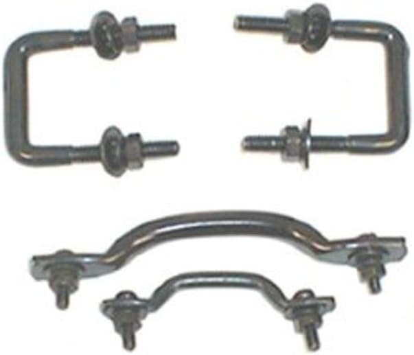 11211.01 Windshield Tie Down Kit Black 55-95 Jeep CJ And Wrangler