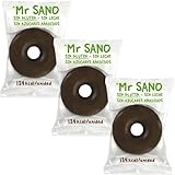 Pack 3x Berlina de Chocolate Tipo Donut Sin Gluten 50g | Sano | Snack Saludable | Sin Lactosa | Apto para Celiacos | Ecológico y Esponjoso
