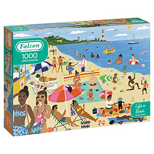 Jumbo, Falcon Contemporary - Life’s A Beach, Jigsaw Puzzles for Adults, 1000 piece
