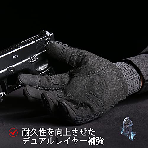 WTACTFUL タクティカルスポーツグローブ メンズ スマホ対応