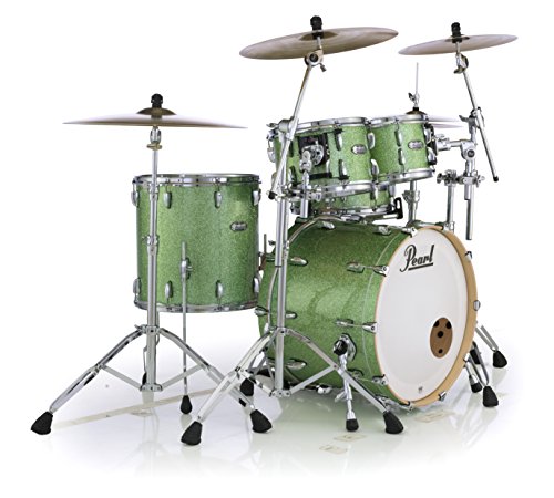 Pearl Masters Maple Complete Mct924Xedp/C348 4 Piece Drum Shell Pack, Absinthe Sparkle #TOP1
