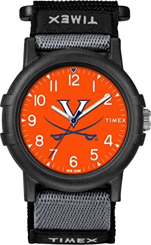 Image of Timex Unisex Collegiate Recruit 38mm Watch - Tennessee Volunteers with Black Fabric Strap