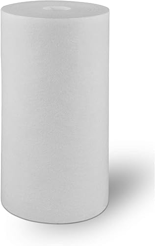 Miniatura 3 de 3 bloques de carbono de cáscara de coco de alta capacidad y 3 sedimentos grandes de polipropileno Cartuchos de filtro de agua de 5 micrones de 4.5