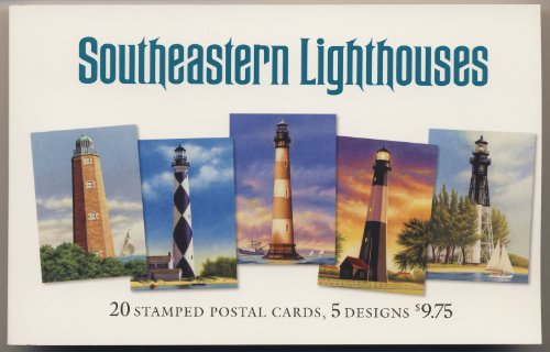 Southeastern Lighthouses: Set of 20 Stamped Postcards (Postal Cards, Post Cards)