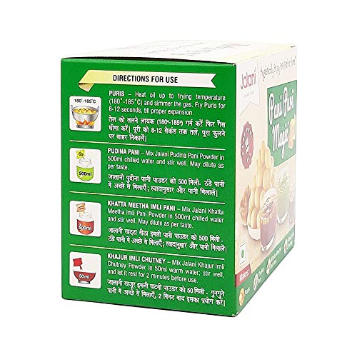 Image of Jalaani Pani Puri Magic Treat | Hygienically Enjoy Pani Puri at Home | India's favourite Street Chat | A++ Grade, 220g (10 Pcs)