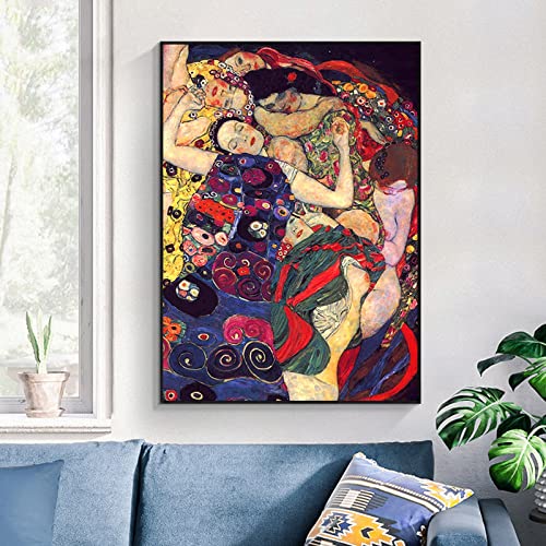 Peinture à l'huile Gustav Klimt faite main sur grande toile