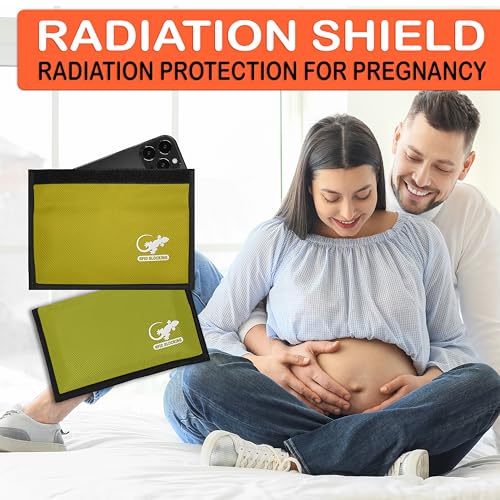 Image of Faraday Bag, Anti-Tracking GPS RFID Car Key Signal Blocker Wallet Shielding Pouch Protective Case for Cell Phone Car Key FOB, Data Privacy, Electronic Device Security (YELLOW - NYLON)