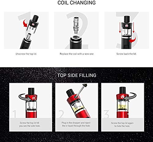 VAPTIO Tyro-Kit Vape Pen 1500 mAh Battery 25 W Power Electronic Cigarette  in All-in-One Starter Kit with 2.0 ml Tank, No E Liquid No Nicotine:  Amazon.de: Electronics & Photo