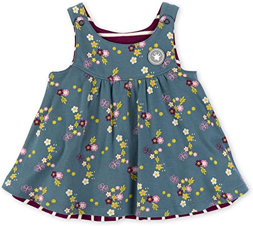 Robe décontractée bébé fille en coton bio violet vêtements bébé