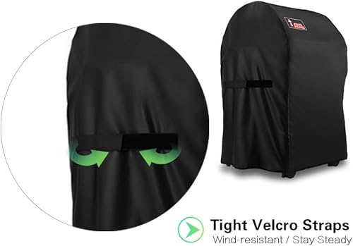 Miniatura 5 de 7105 Premium Cover para parrillas de gas Weber serie 210 con ambas colapsadas (no apto para Spirit II E-210), color negro