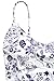 Cupshe Fashion Light Up The Night Print One-Piece Swimsuit Beach Swimwear Bathing Suit ,Multicolor,Medium