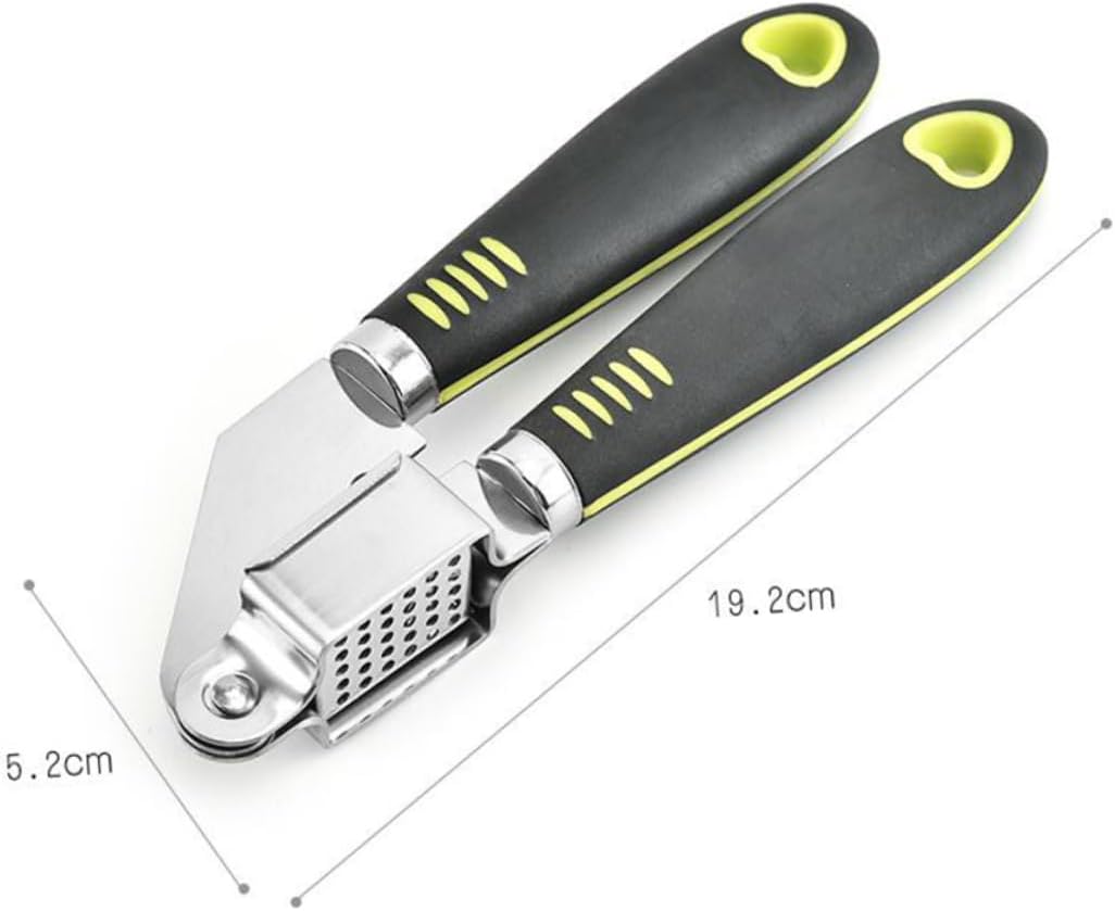 7pcs Kitchen Utensils Set Stainless Steel Non-stick Cooking Tools with Cheese Grater Pizza Wheel Can Opener Garlic Press and More Ergonomic Design for Easy Cleaning and Storage