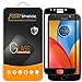 [2-Pack] Supershieldz for Motorola Moto E4 Plus/Moto E Plus (4th Generation) Tempered Glass Screen Protector, [Full Cover] Anti-Scratch, Bubble Free, Lifetime Replacement Warranty (Black)