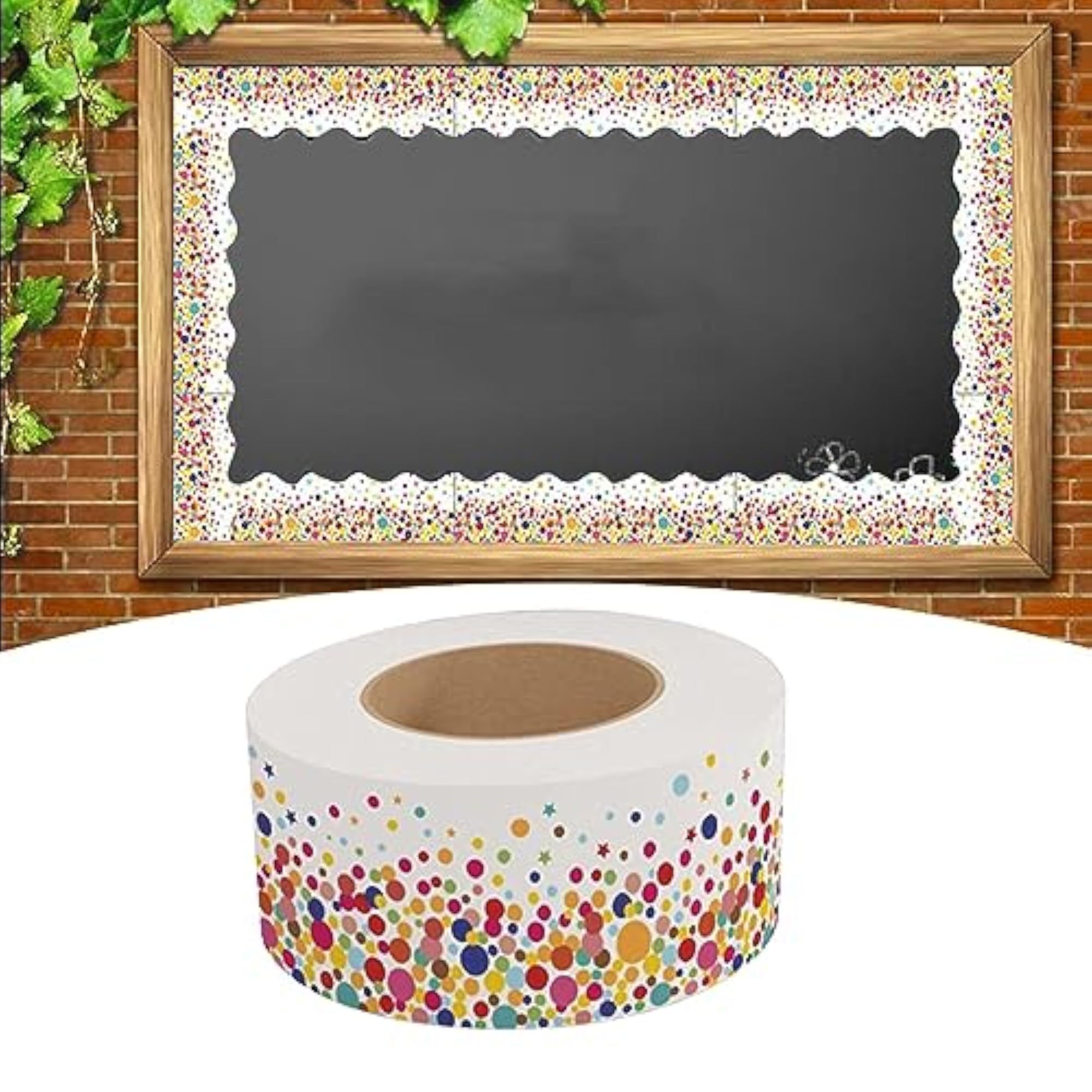 Cute Dot Classroom Borders for Office Wall Decoration