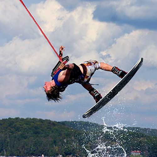 Clispeed Wakeboard Rope With Floating Handles, Heavy Duty Water Sport Line, 75- Feet, 4 Sections Water Ski Tow Rope For Waterski Wakeboards And Kneeboards #TOP4