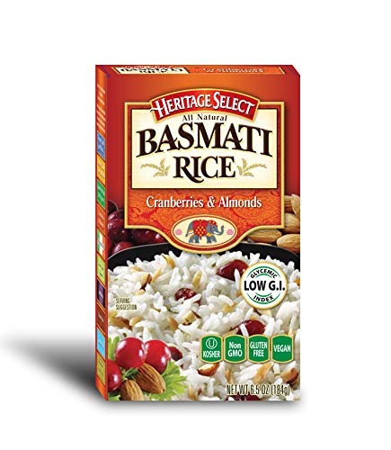 Heritage Select Basmati Rice with Cranberries and Almonds #TOP1