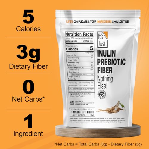 It's Just! Inulin Prebiotic Fiber Powder