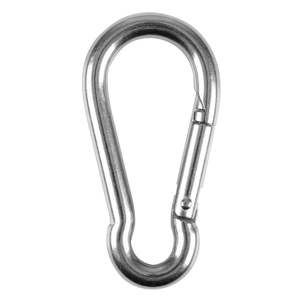 Karabinerhaken, RODO, Edelstahl, Ø 10 mm, 10 x 5 cm, 20 Stück, Art.-Nr. 612069