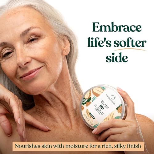 Image of The Body Shop Body Butter | 96hr Nourishing Moisture for Dry Skin | Non-Greasy with Shea Butter for Smoother Softer Skin, Vegan, 200 ml / 6.4 oz