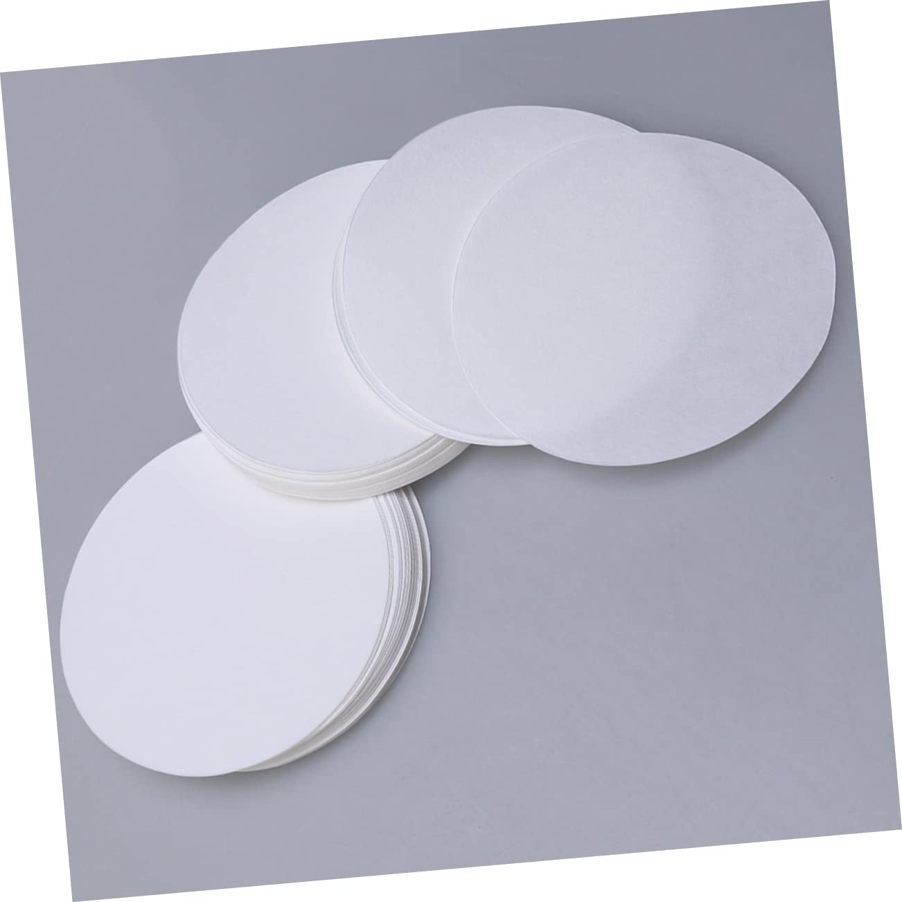 100 Pcs 12.5cm Disc Filter Paper Medium Flow for Chemistry