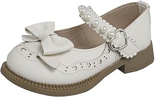 Niños Bebé Niña Lazo Zapatos de Cuero Zapatos Individuales Ligeros Suave Transpirable Antideslizante Lazo Color Sólido Moda Casual Zapatos Niños Niñas Zapatillas altas