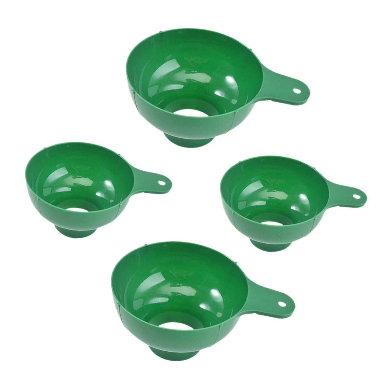 IMIKEYA 2 Set Imbuto Imbuti Dell'olio Imbuti Per Riempire Bottiglie Da Cucina in Plastica Per Riempire Le Bottiglie Accessori Da Cucina Pp Green 4 Pezzi * 2