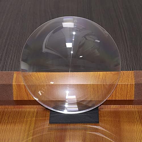 Fresnel Lens D220mm F600mm 2 Focal Lengths High Definition Stage Lights Magnifier Diy Projector Spotlight Concentric Thread (Color: 1pcs/Diameter: 220mm/Focal Length: 600mm/Thickness: 2mm)