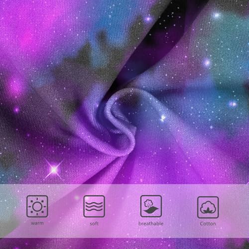 Joisal Cotton Toddler Underwear Floral Galaxy Purple Stars Fog Panties Little Girl Fun Briefs Undies Kids 2t3