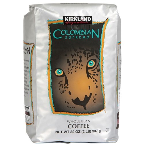 Colombian Supremo Whole Bean Coffee . 907g (2 Packs)
