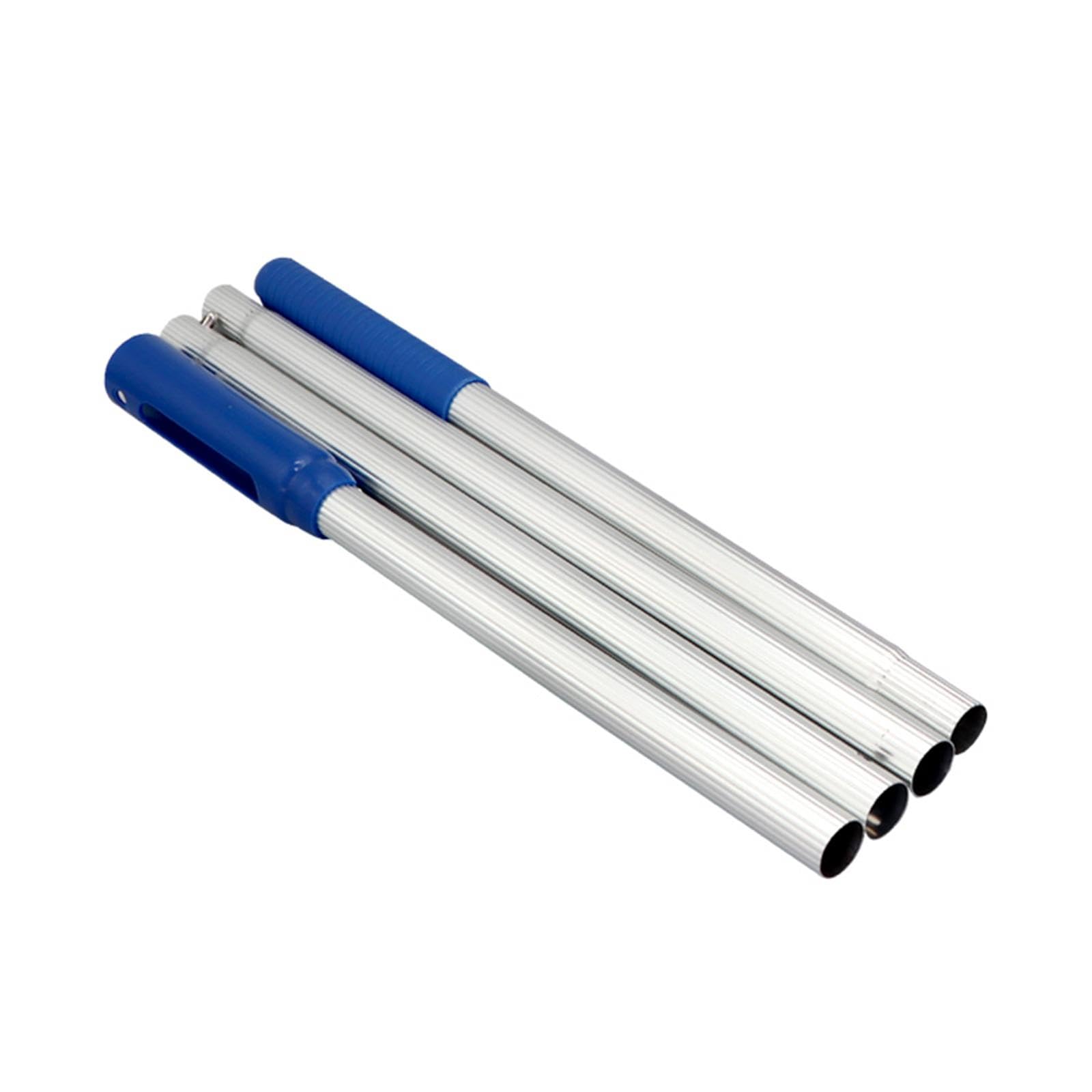 44 cm Poolreinigungsbürste mit Aluminiumstange, Teleskopierbar, Einfache Montage, für Poolwände, Fliesen Und Böden, Vielseitig Einsetzbar