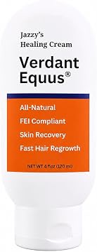 Jazzys Cream for Horses | for Rain Rot, Scratches, Summer Sores & Irritated Skin | Equine Skin Recovery Cream