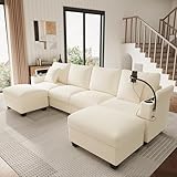 Luxueux et spacieux : Canapé modulable mesurant 275,5 x 139 x 87 cm, ce canapé accueille confortablement 4 à 6 personnes. Son assise généreuse garantit un confort optimal : que vous souhaitiez vous détendre en tailleur avec un livre ou faire une sieste, vous trouverez toujours une position idéale. Canapé d'angle Convertible,canapé Convertible Sa structure métallique renforcée supporte jusqu'à 150 kg par assise, garantissant une stabilité parfaite.