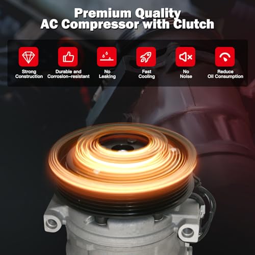 Image of cciyu Air Conditioning Compressor Compatible for Jeep Grand Cherokee