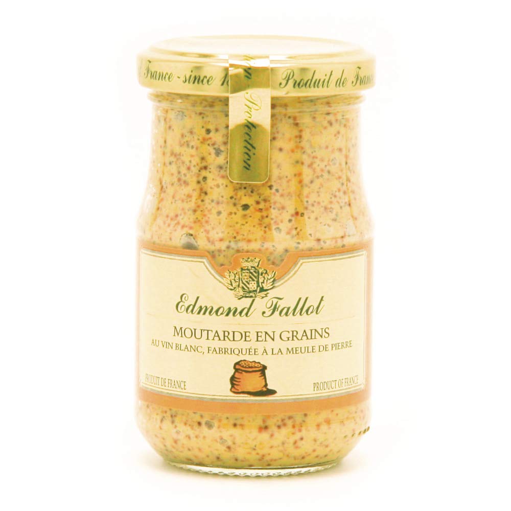 EDMOND FALLOT Dijon Mustard with Honey/Balsamic Jar 210g - 4