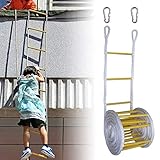fire escape ladder uk Breite Kompatibilität: Die Leiter ist auch für Klettergerüste, Schaukelkombinationen oder Hinterhofbäume geeignet. Geeignet für Kinderspielgeräte, Katastrophen, Evakuierungen, Rettungsaktionen und Wandreparaturen.