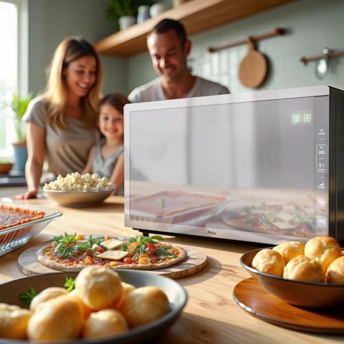 Micro-ondas Philco 33L Preto Acabamento Inox PMO38T 127V - Imagem 2