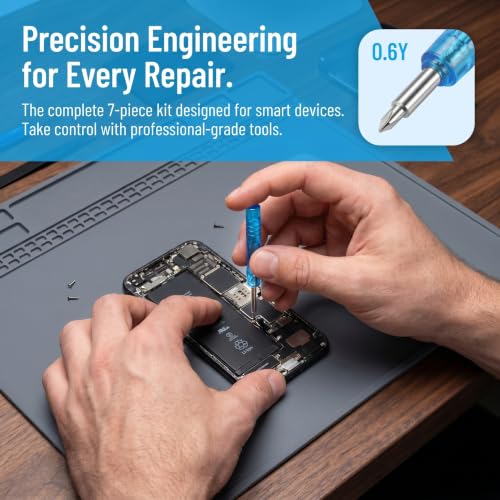 Image of Spudger Pry Tool Kit 7 Piece Opening Tool, Plastic & Metal Spudger Tool Kit, Ultimate Prying & Open Tool for iPhone, Laptop, iPad, Cell Phone, MacBook, Tablet, Computer, Electronics Repair