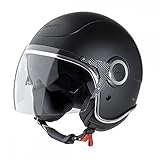 Abteilung: Herren Jethelm Vespa VJ, schwarz-matt