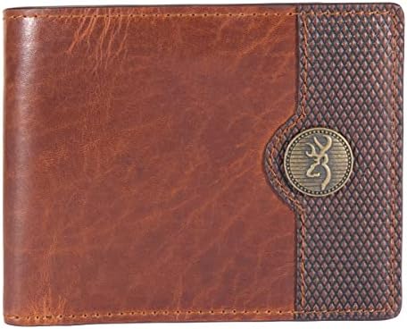 Browning Men's Rugged Western, Heavy-Duty Wallets, Available in Multiple Styles