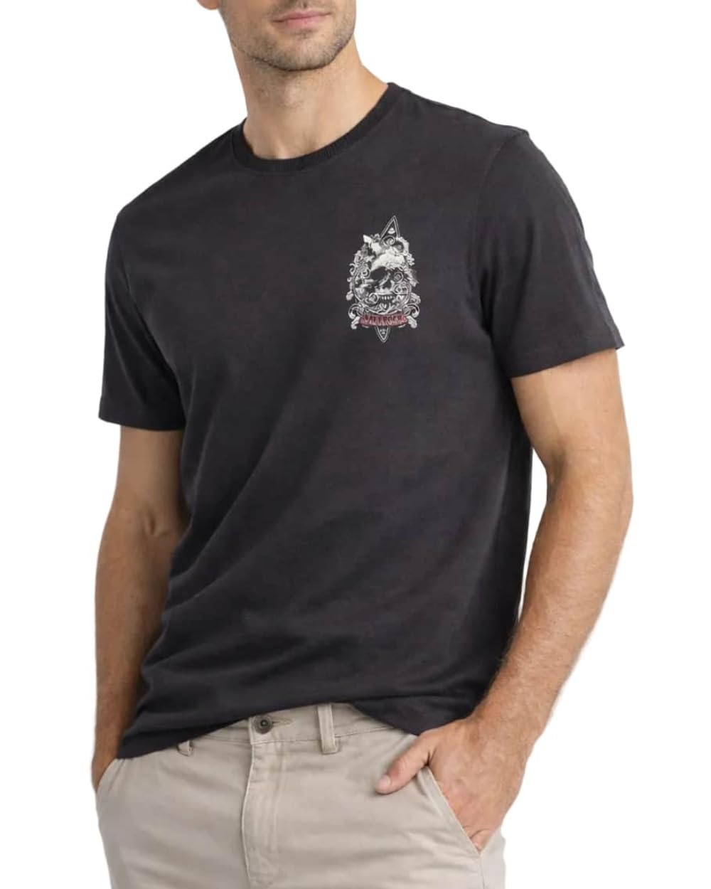 Saltrock Men's Dark Grey Dark Water T-Shirt (Uk, Alpha, Xxl, Regular, Regular, )