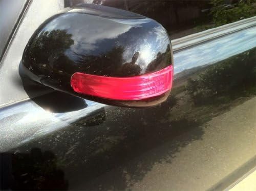 12 by 48 inches Self Adhesive Hot Pink Headlights, Tail Lights, Fog Lights, Sidemarkers Tint Vinyl Film