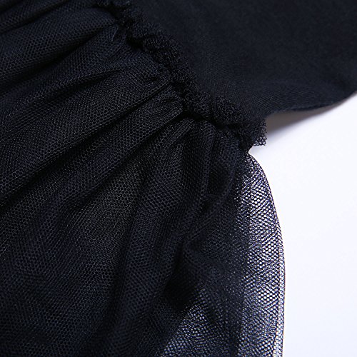 Romperinbox Romeprinbox Baby Girls Solid Little Black Dress Bodysuit (0-3 Months) #TOP4